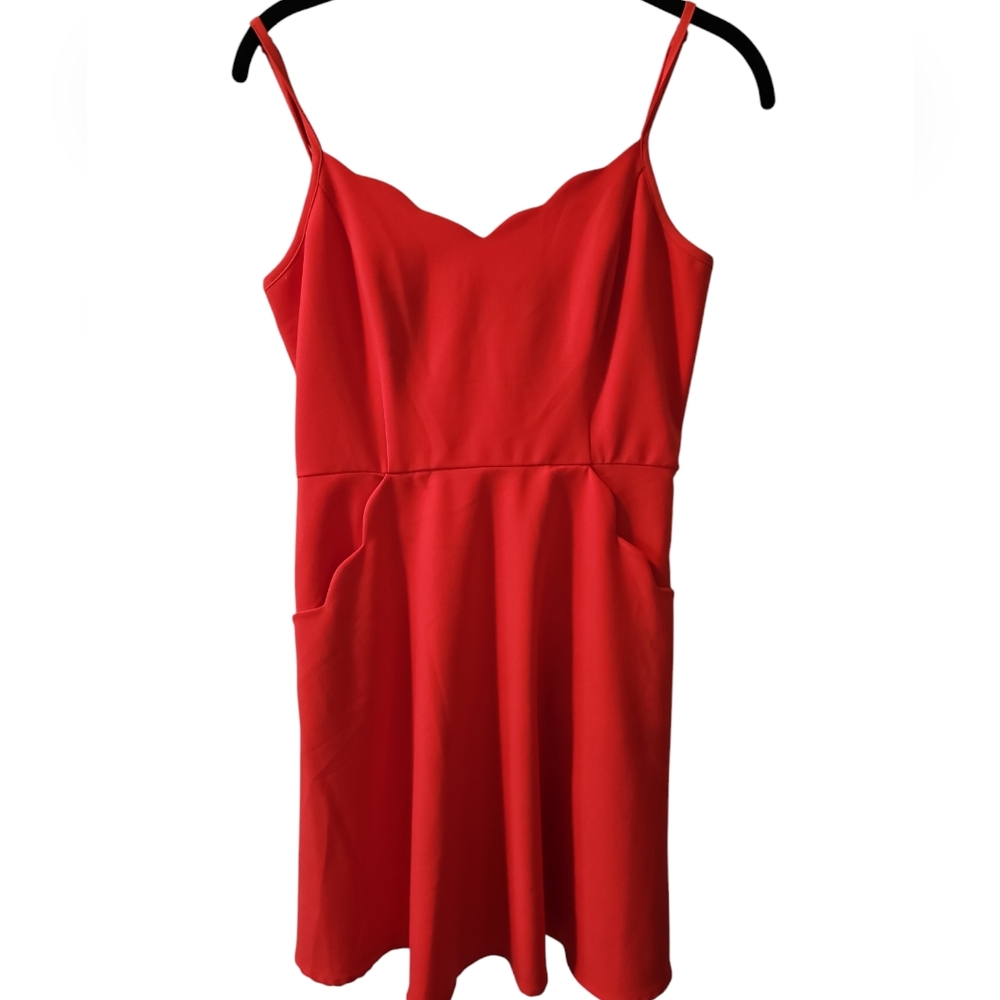 Market & Spruce Vibrant Orange Dress